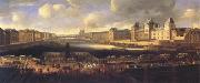 French school View of Paris with the Louvre (mk05) Spain oil painting artist